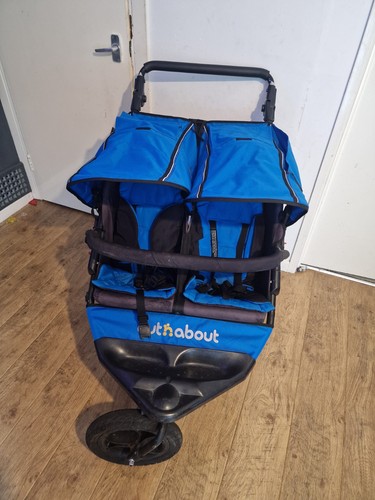 Out about double buggy - out,