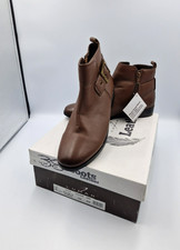 Lunar Leather Boots Flat Tan