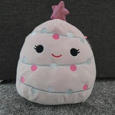 Squishmallows 4” Garnet the Pink Christmas Tree BNWT USA IMPORT