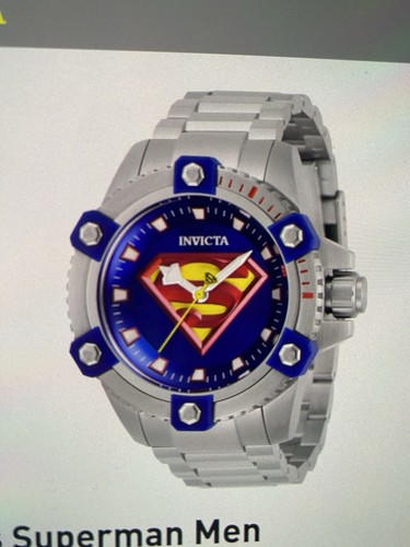 Invicta superman model 32488 - superman,
