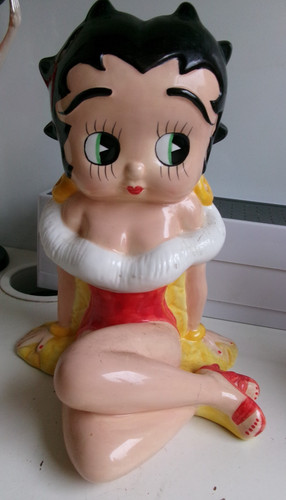 Rare large betty boop ceramic - betty,
