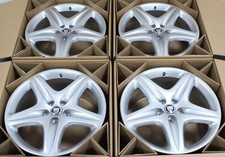 REFURBISHED Set 19" Jaguar XJ XJ8 X358 Silver 8.5J ET49 wheels 2W93-1007-NA