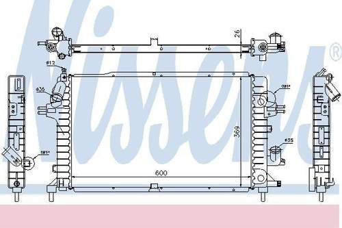 Nissens radiator for vauxhall - nissens,