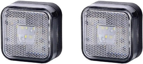 24v square led front - 2x,