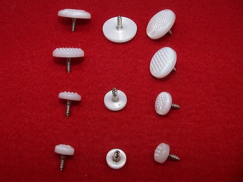 Fluted buttons for accordion