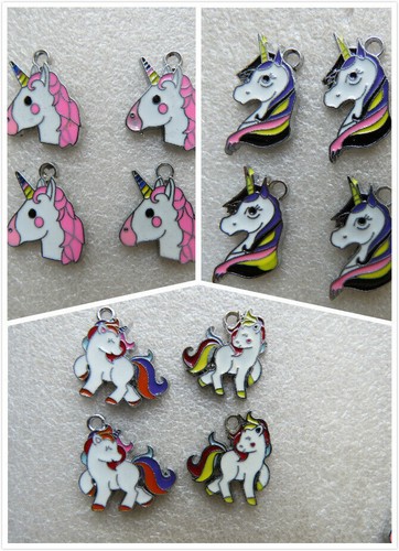 Unicorn charms enamel - 2,