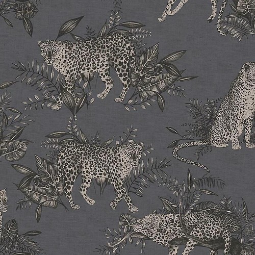 Grandeco lounging leopard grey - lounging,