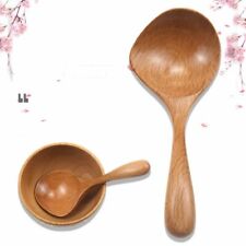 Handle Large Serving Spoon Soup Ladle Tableware Wooden Spoon Kitchen Supplies
