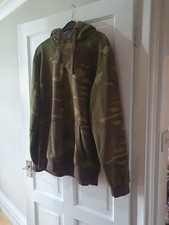 *VGOOD COND* ESP Pullover Camo Hoody/Jumper SIZE L Carp Fishing (Camo/Purple)!