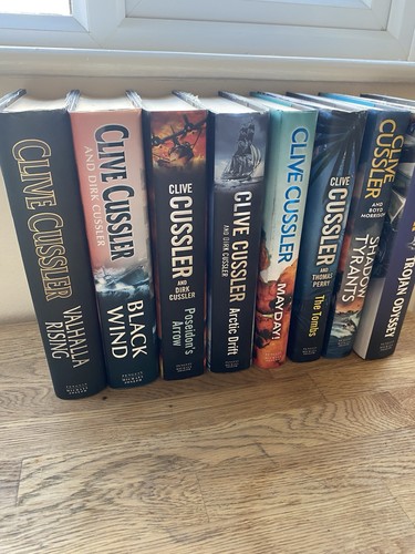 Clive cussler hardback book - cussler,