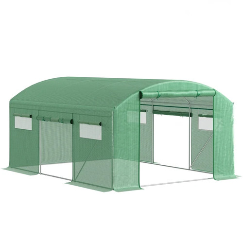 Polytunnel greenhouse with - greenhouse,