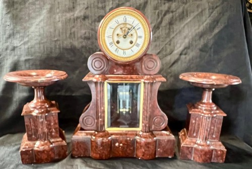 Antique clock french marble