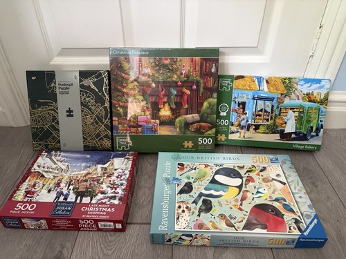 500 piece jigsaw - 5x, bundle