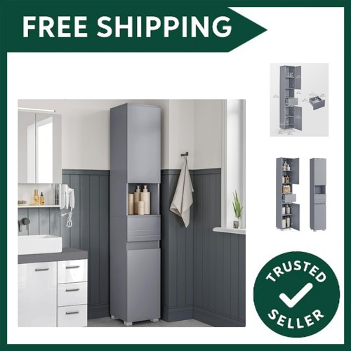 Tall bathroom cabinet slim - bathroom,