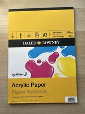 Daler-Rowney A3 Acrylic Paper