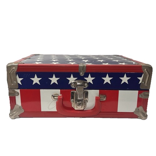 Vintage american flag metal - american,