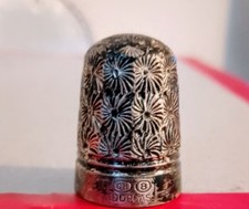 Thimble.   Antique  Sterling