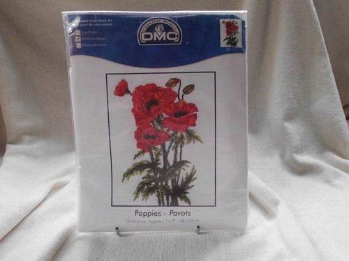 Dmc poppies cross stitch - poppies, kit