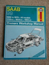 Saab 99 Haynes Workshop Manual  1969/1979 models .