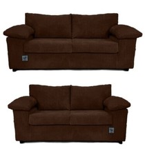 Amalfi Jumbo Cord Fabric Sofa  3 Seater & 2 Seater