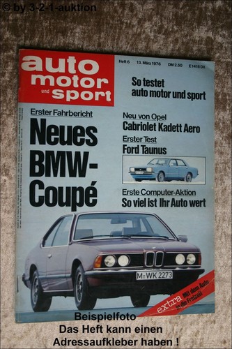 Ams auto motor - auto, 6/76
