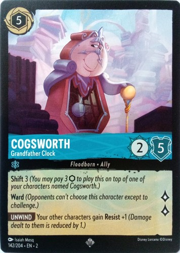 142 204 cogsworth grandfather - cogsworth,