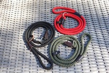 SLIP LEAD FOR DOGS - UK HANDMADE GUN DOG SLIP LEAD - LIGHT STRONG AND DURABLE