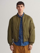 GANT Mens Hunter Green Reversible Bomber Jacket