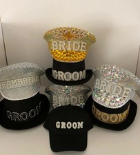 BRIDE to be gold rhinestone