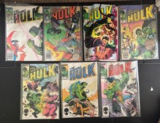 7 x Incredible Hulk Marvel Comics #299, 300, 301, 303, 304, 309 & 310. (1984-85)