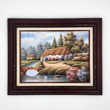 Vintage K Hoskin Signed Oil