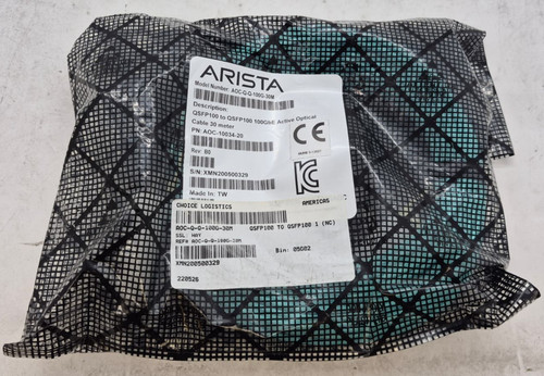 New arista aoc 100g - arista, aoc-q-q-100g-30m