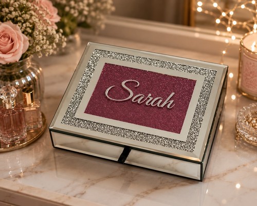 Personalised crushed crystal - personalised,
