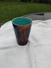 Antique Barton  Bros Wedgwood Majolica Lustre Glazed Beaker / Stirrup Cup