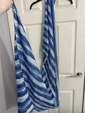 Blue Beach Cover Up One Size