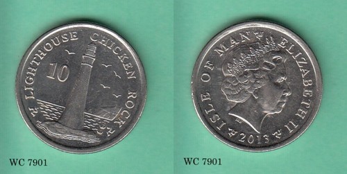 Isle man 10p ten pence - of,