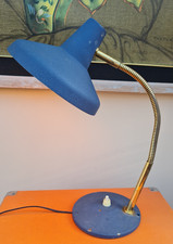 Vintage 1950s French Aluminor Nice UFO Gooseneck Desk Flexi Table Office Lamp