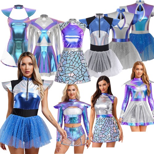 Women alien metallic tutu - alien,