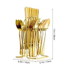 24 PCS CUTLERY SET STAINLESS