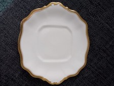 A Square Eared Cake Plate Bone