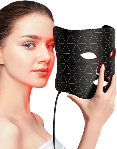 Red light therapy - red, face