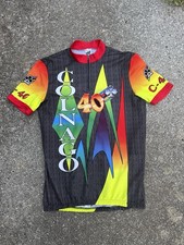 Colnago C-40 40th Anniversary Retro Cycling Jersey Large Vintage Italian