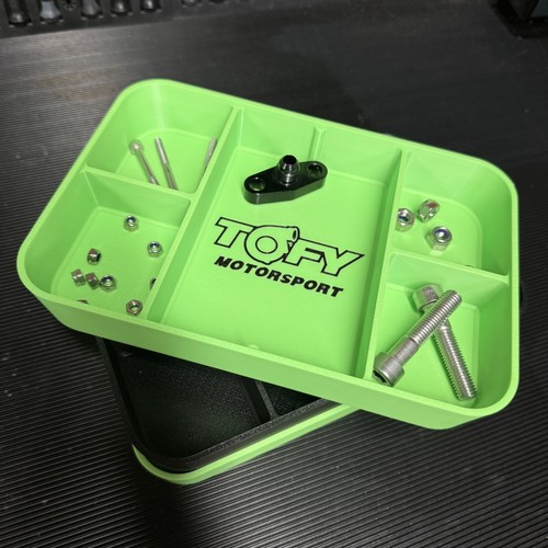 Stackable small parts trays - ,