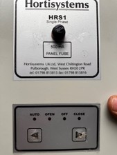 Hortisystems HRS1 Greenhouse Window Opener Controller – Single Phase – Used