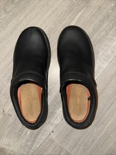 Clarks Pro Clog Black Leather