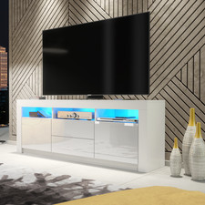 Modern 160cm TV Unit Cabinet I Sideboard I High Gloss/Matt Doors I Free LED