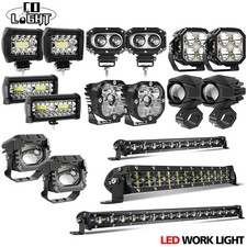 LED WORK LIGHT BAR SPOT FLOOD