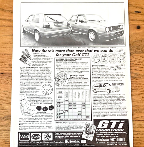 Gti engineering golf - gti, vw