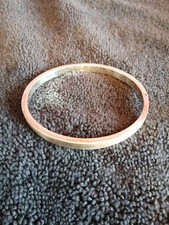 solid silver bangle hallmarked and stamped GI 925  