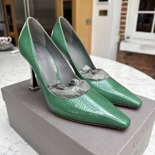 Gina designer green - green, shoes